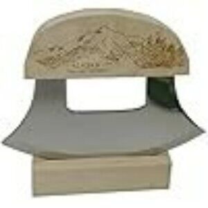 Alaska Ulu with Wooden Display Stand NIB